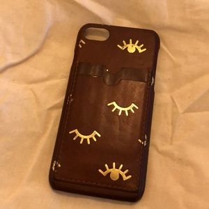 Madewell leather card iPhone case